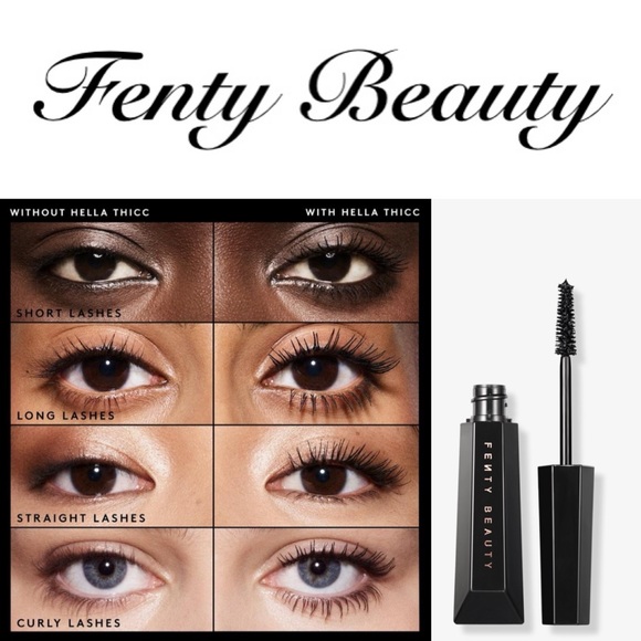 NEW Fenty Beauty Hella Thicc Volumizing Mascara Black Full Size - Picture 5 of 12
